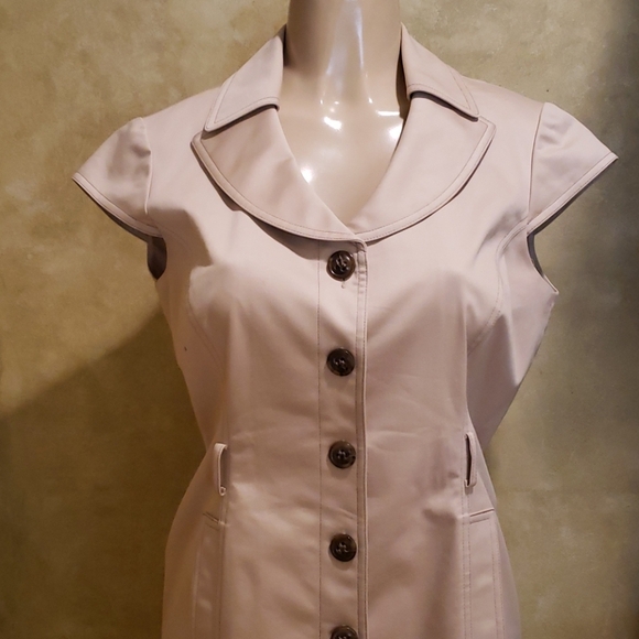Tahari Arthur S. Levine Collared Dress - Picture 2 of 5